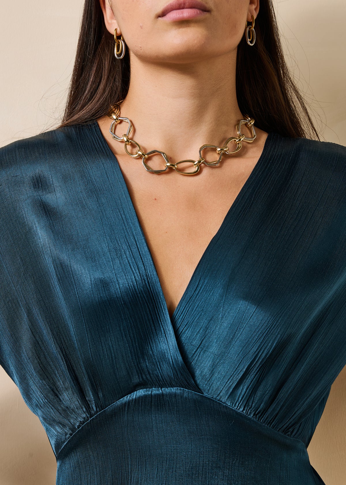 Robe bleu pétrole - Facre
