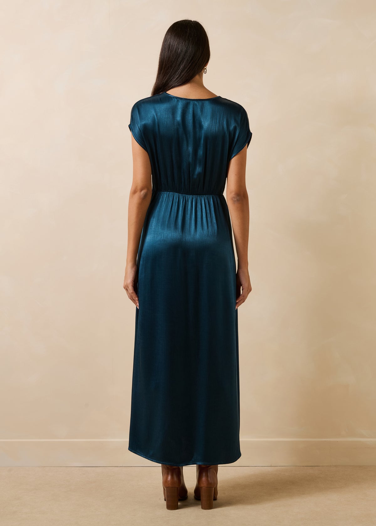 Robe bleu pétrole - Facre
