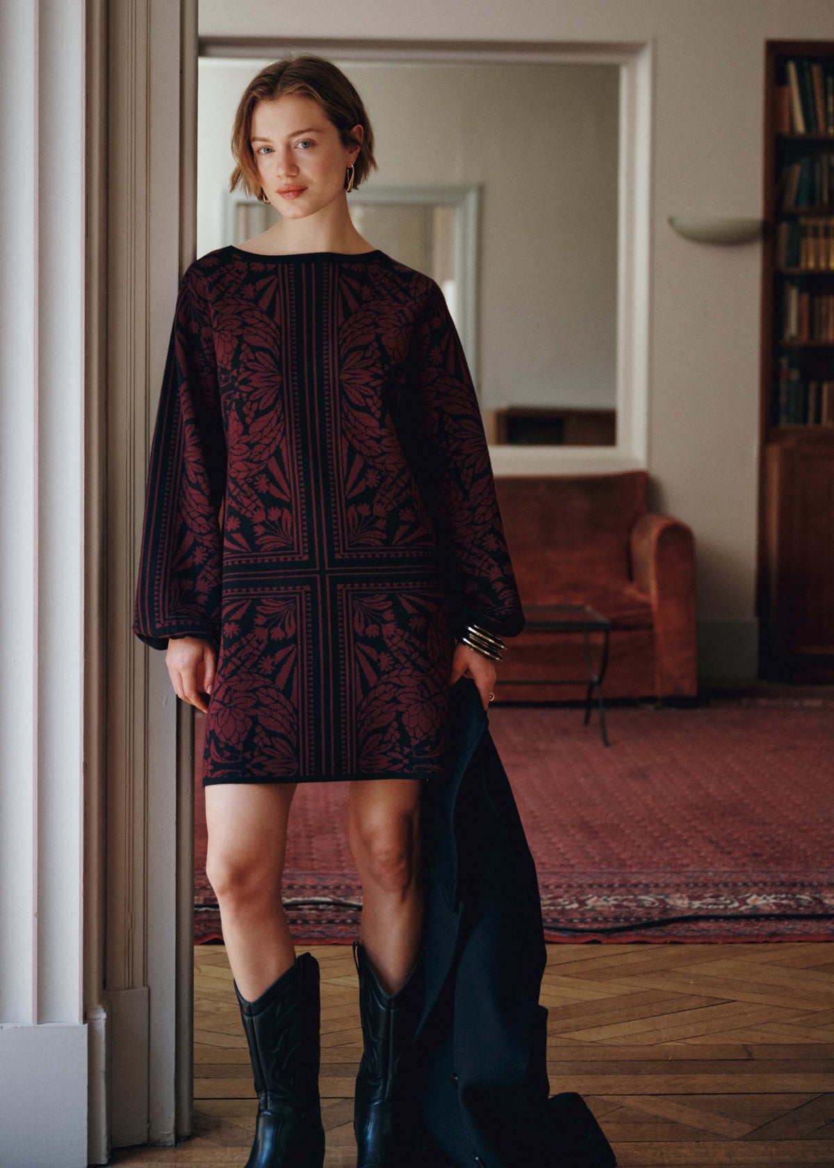 Robe noir et aubergine - Gaga