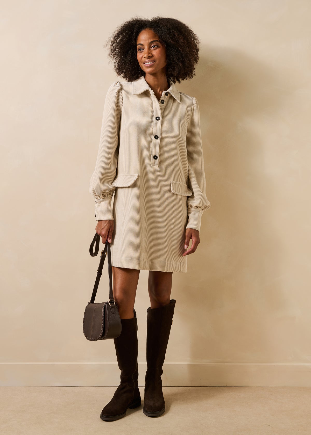 Robe beige - Gamine