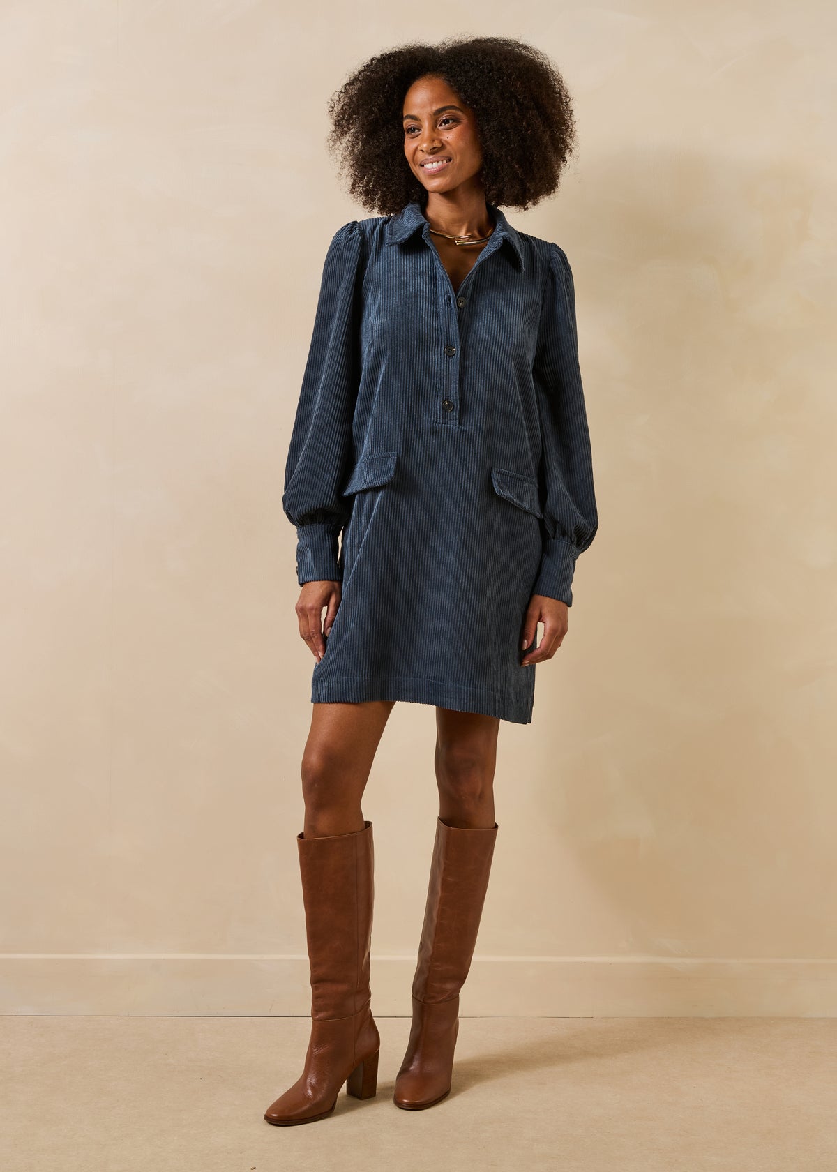 Robe bleue - Gamine