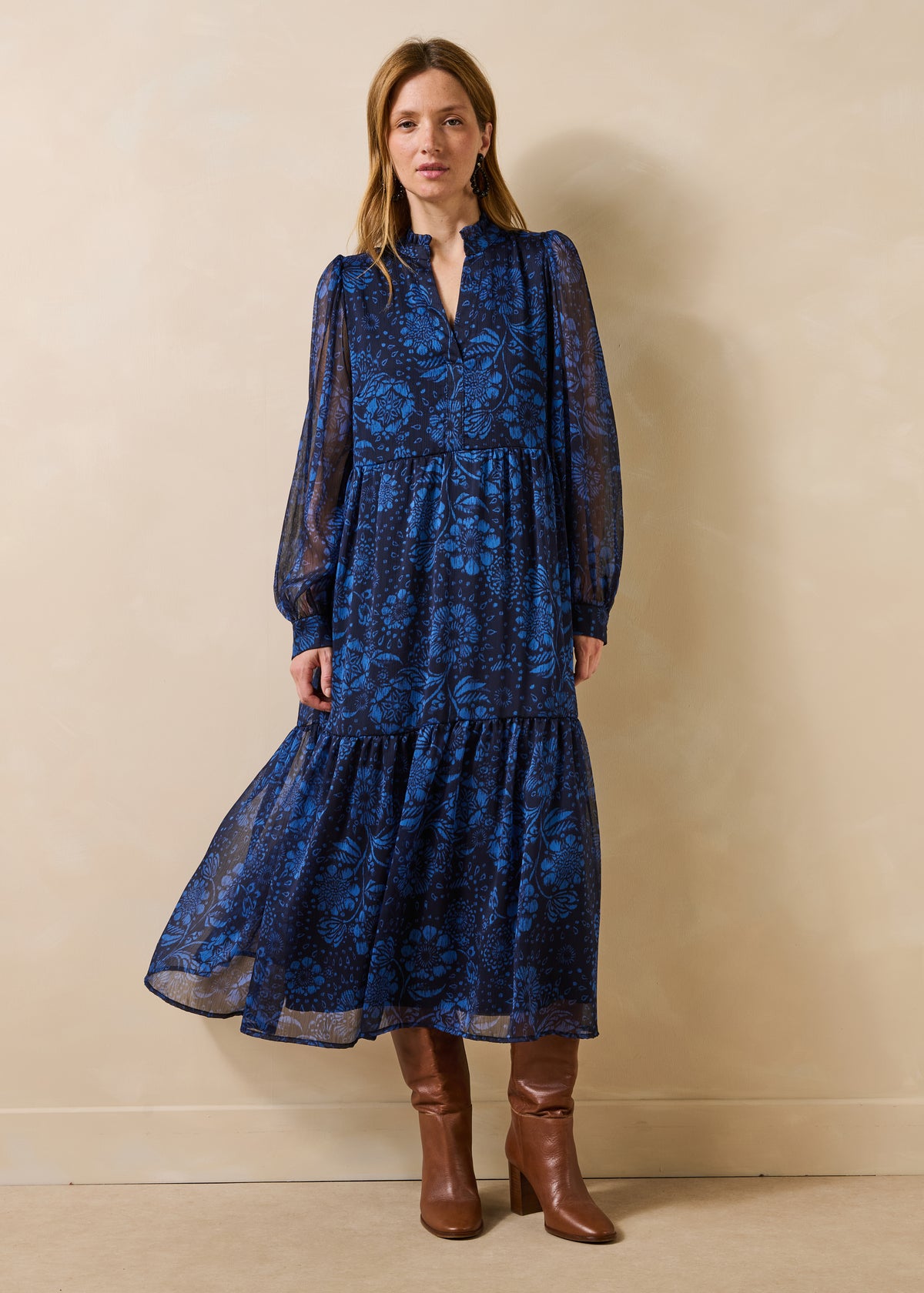 Vestido azul - Gauffre