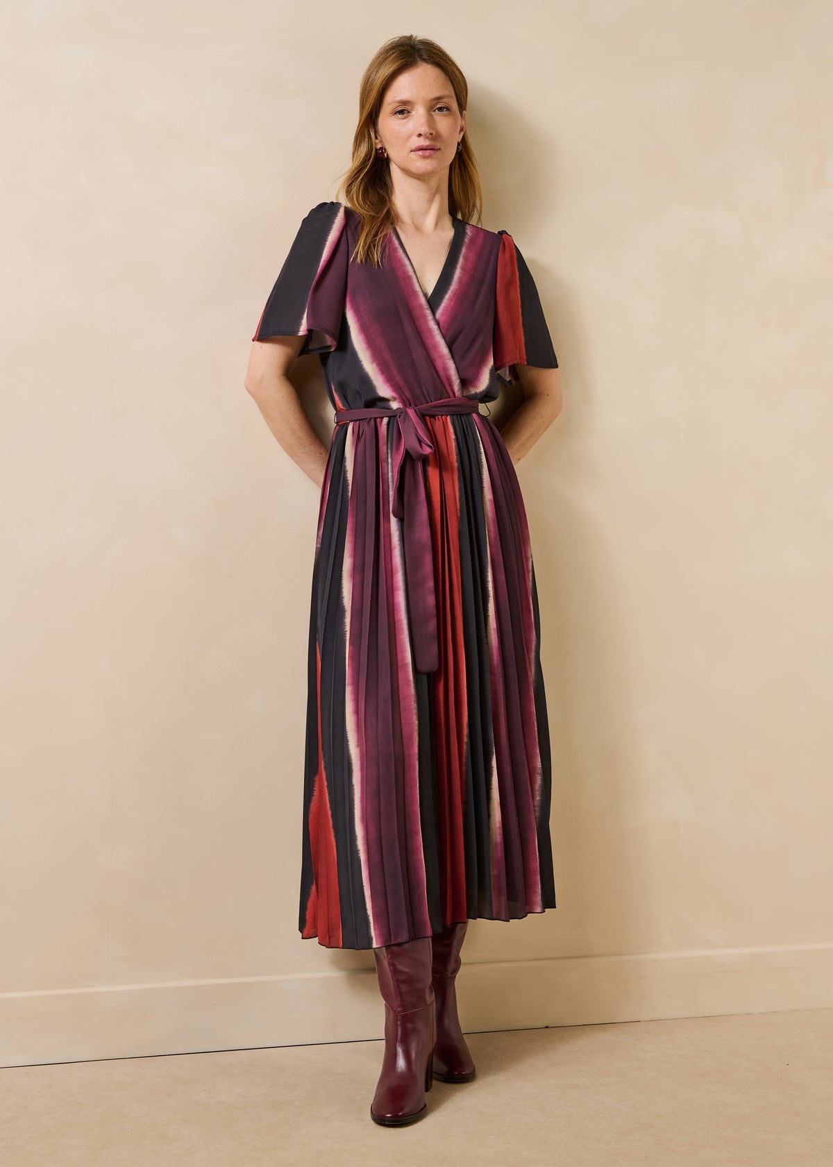 Robe violet et rouge - Giara