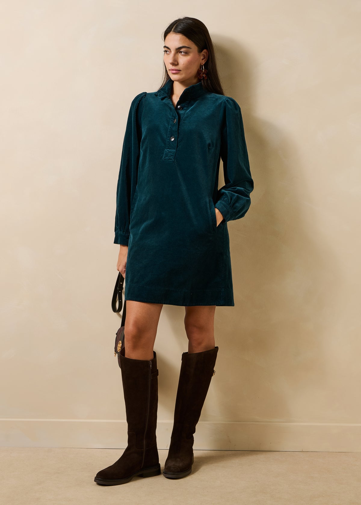 Robe bleu pétrole - Gong
