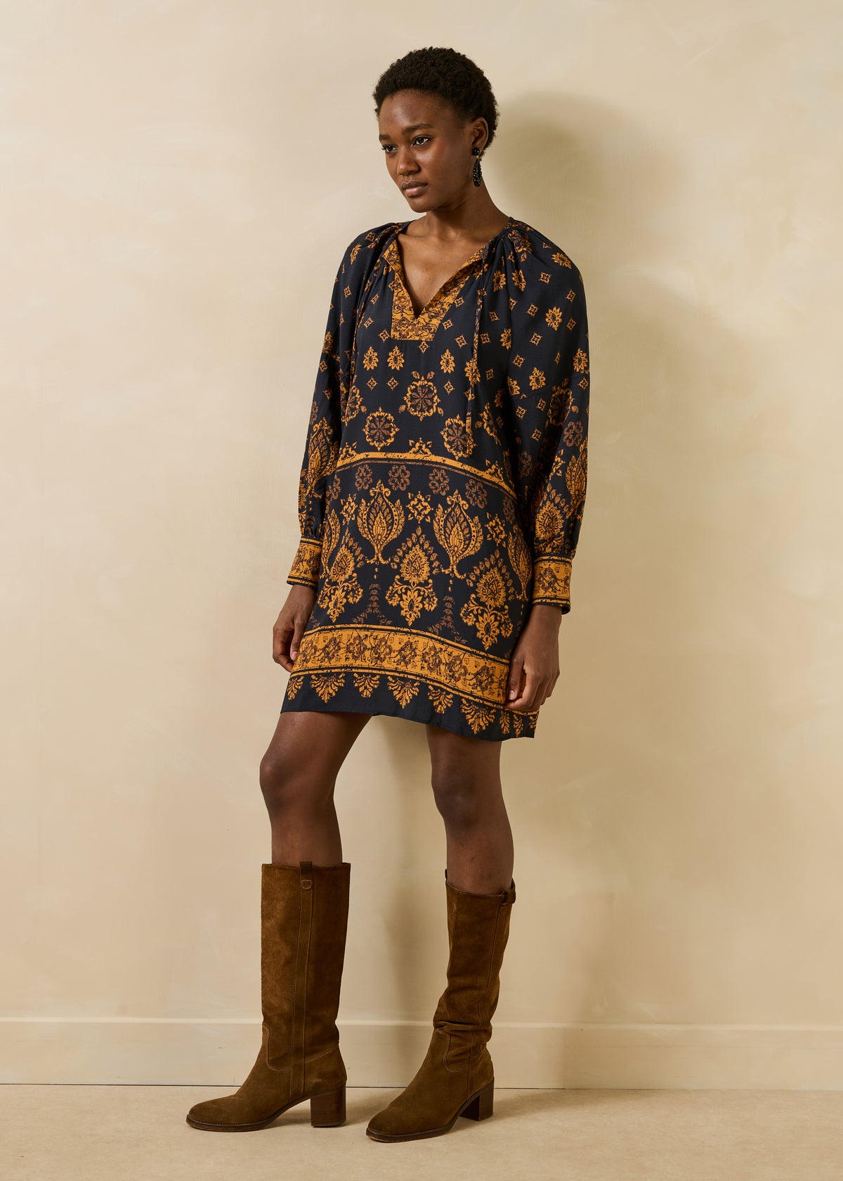 Robe bleu marine - Gopal