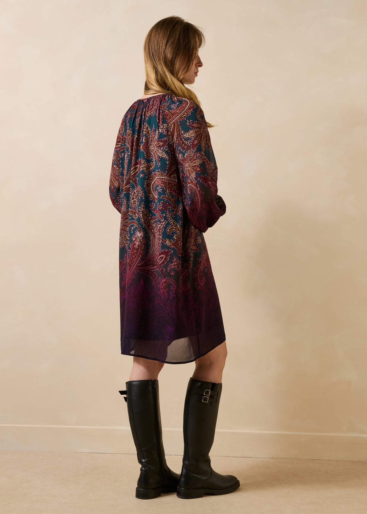 Petrol blue dress - Guelira