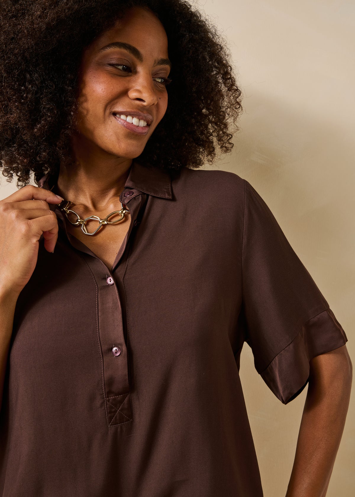 Top marron - Giorfo