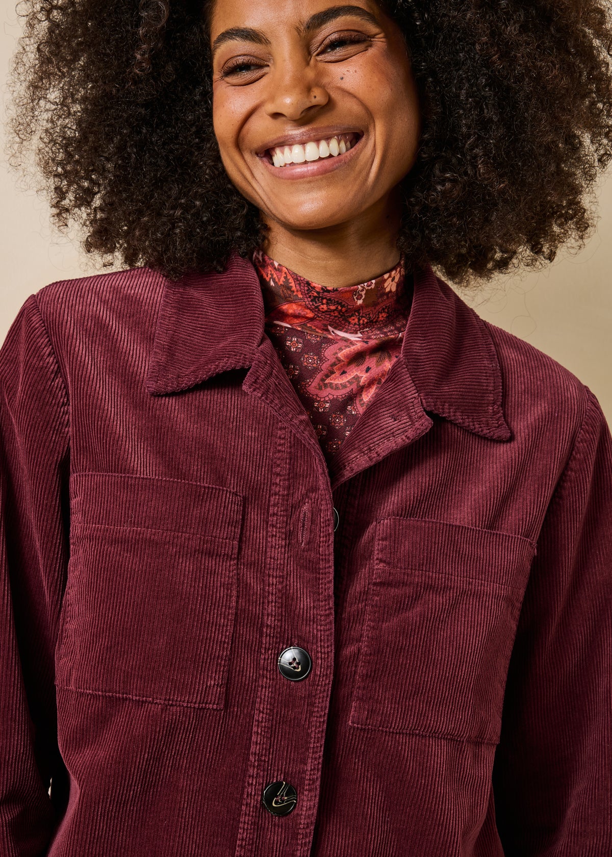 Veste bordeaux - Daphne
