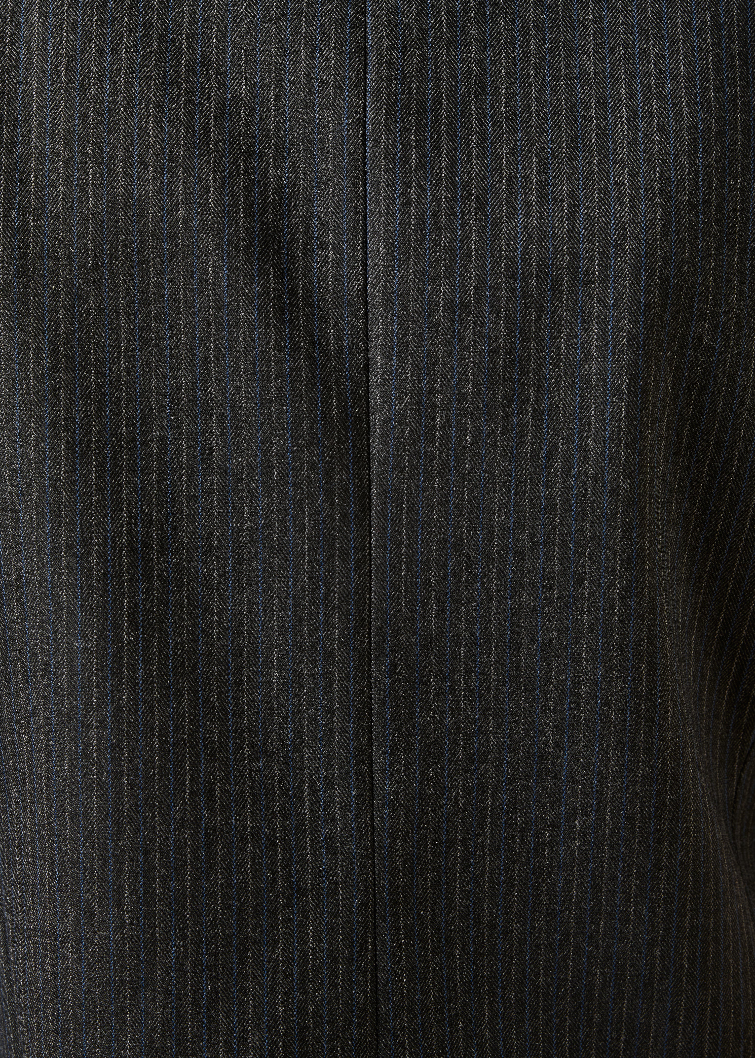 Veste gris anthracite à rayures sans manches