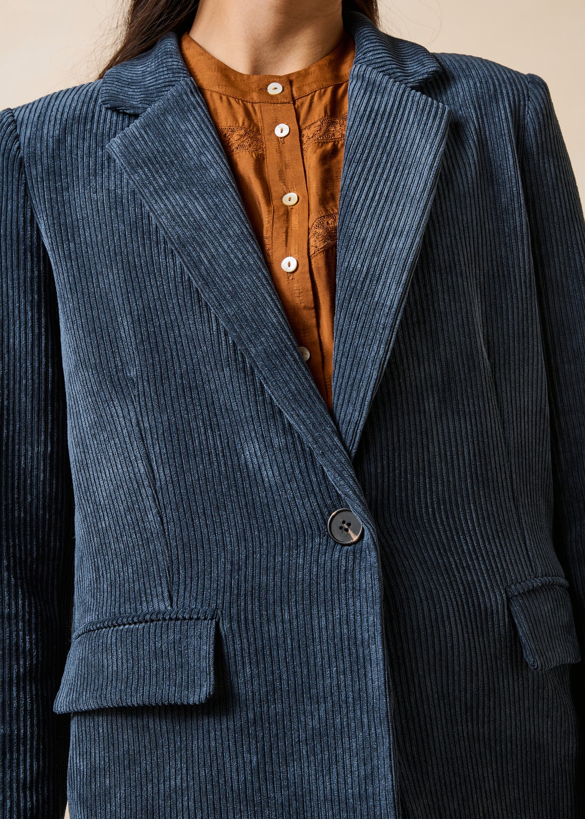 Veste bleue - Galina