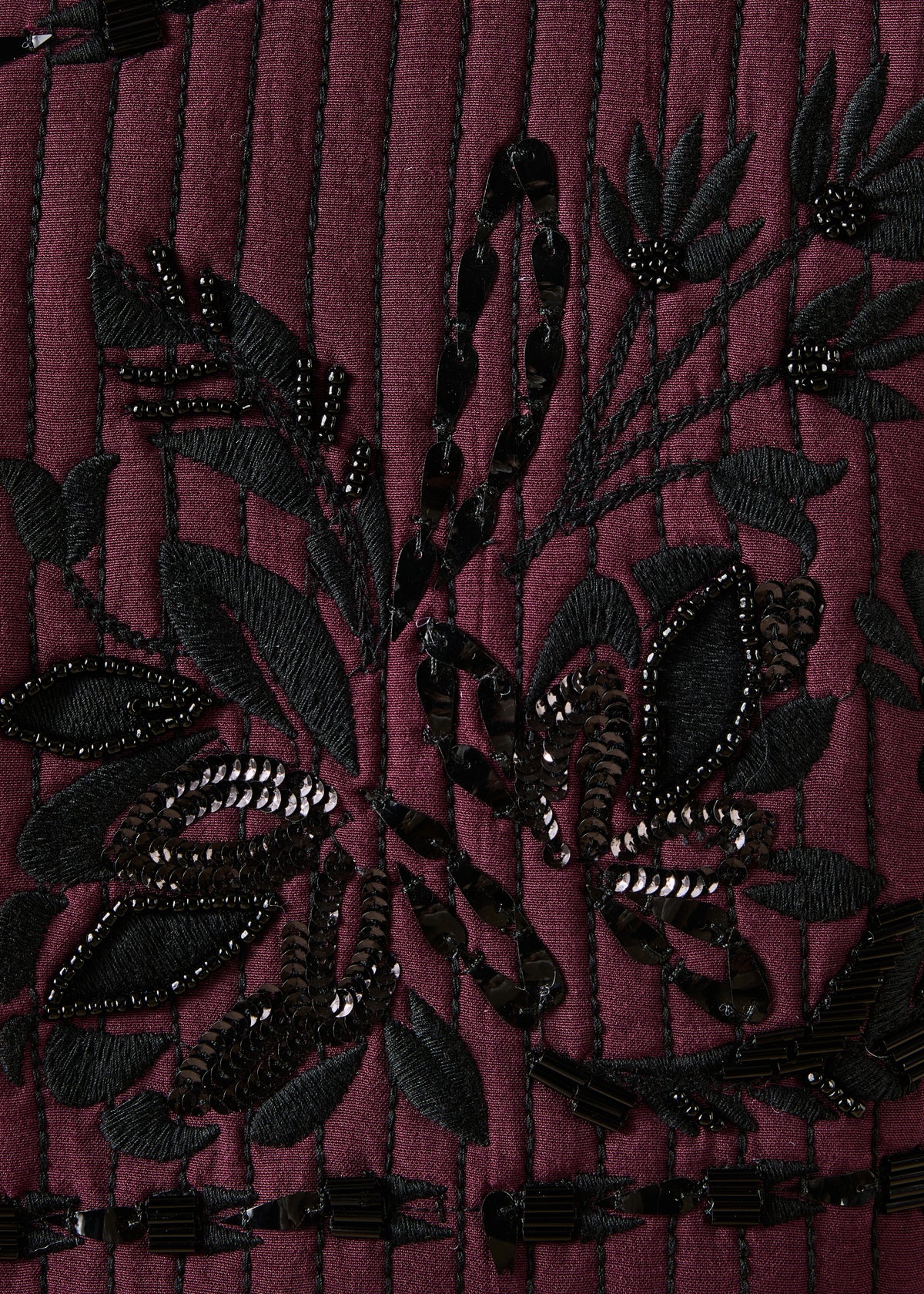 Veste aubergine et noir - Ganesh
