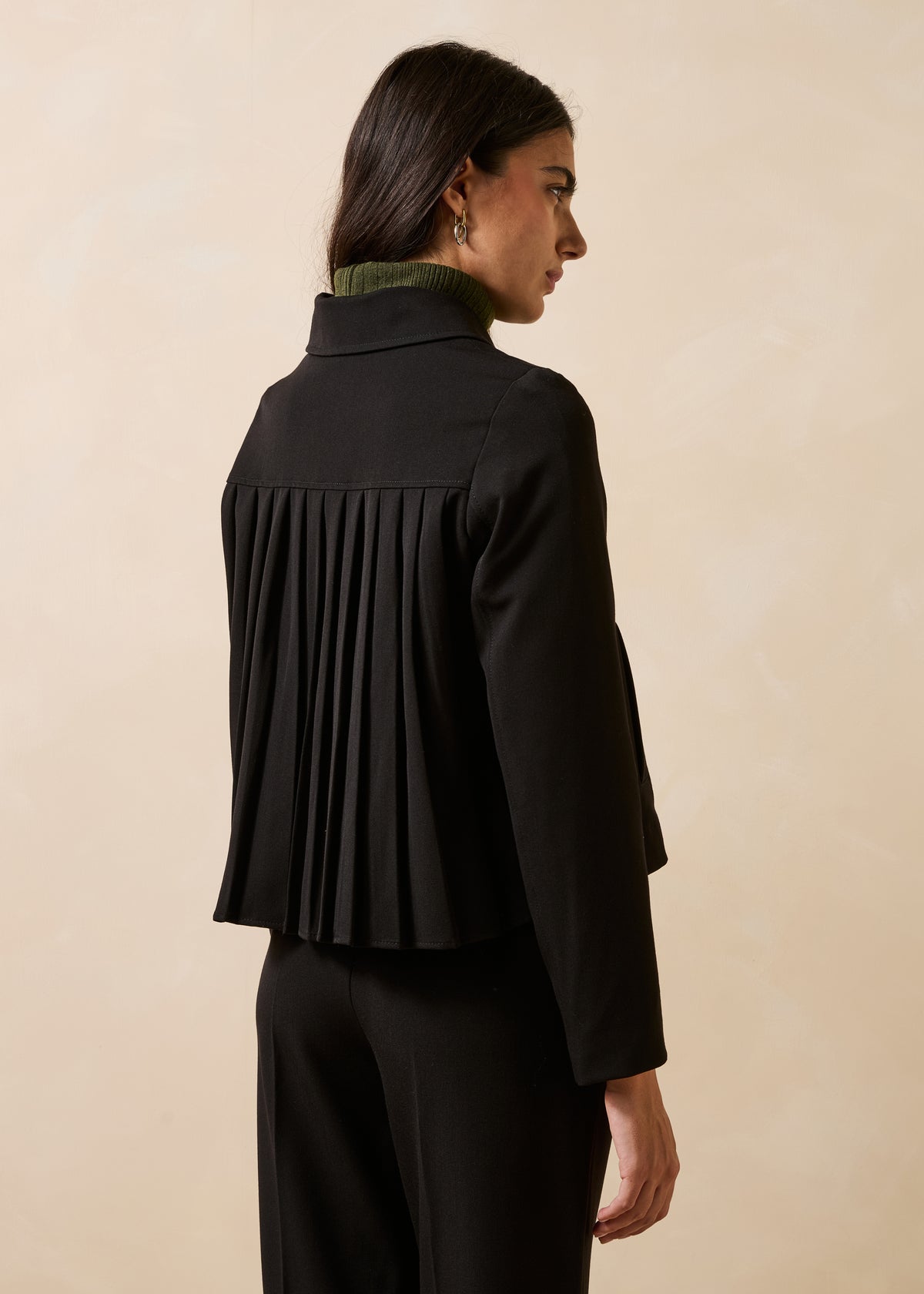 Veste noire - Grenat