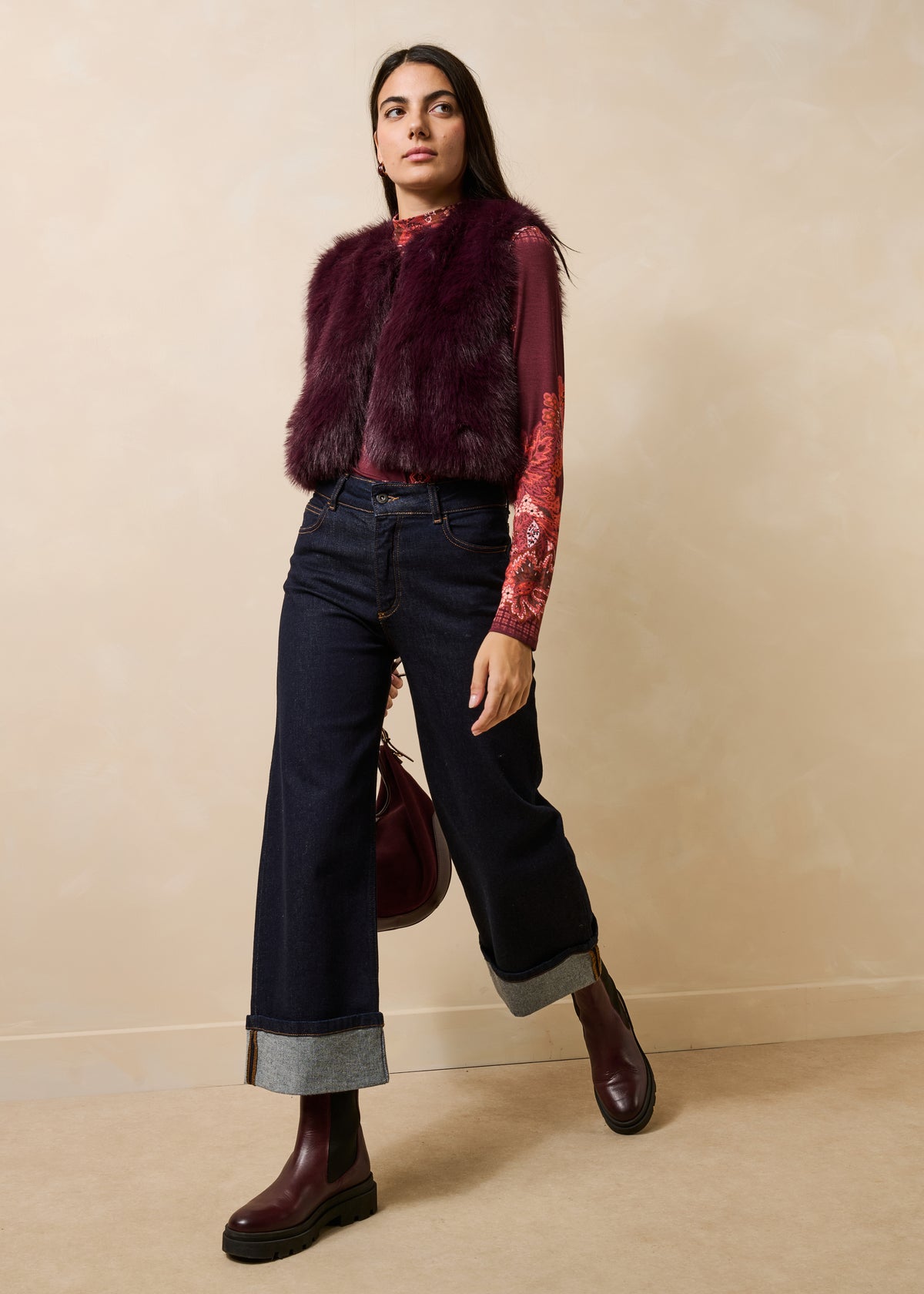 Eggplant jacket - Zoani